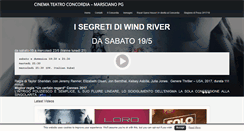 Desktop Screenshot of cineconcordia.it